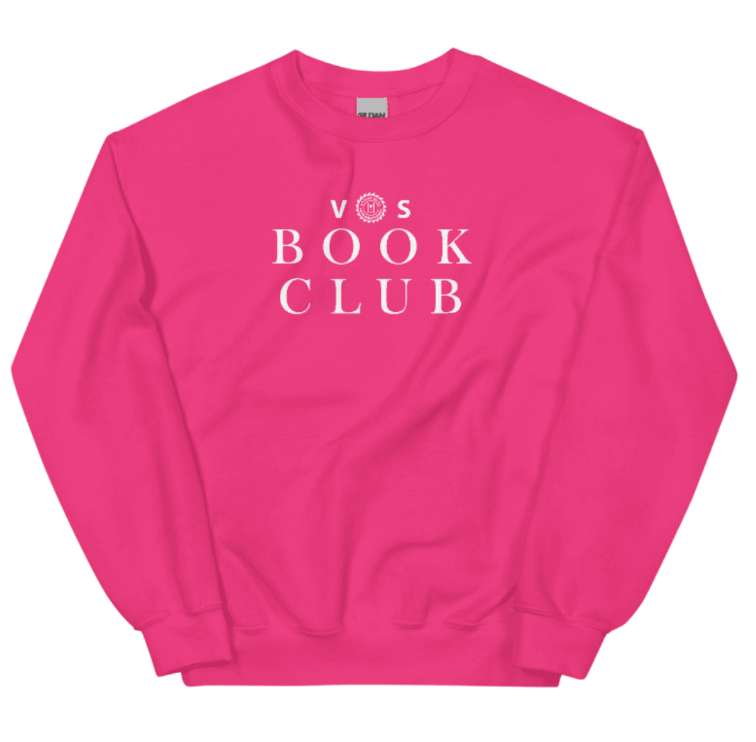 VOS Book Club Embroidered Crewneck Serif