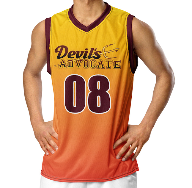 Devil's Advocate Basketball Jersey