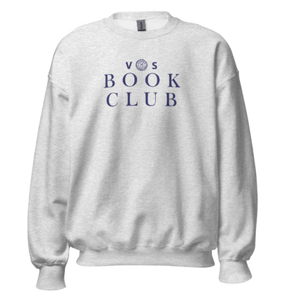 VOS Book Club Embroidered Crewneck Serif
