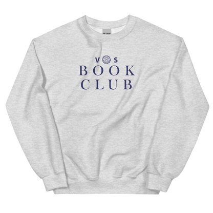 VOS Book Club Embroidered Crewneck Serif