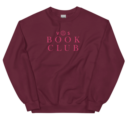 VOS Book Club Embroidered Crewneck Serif