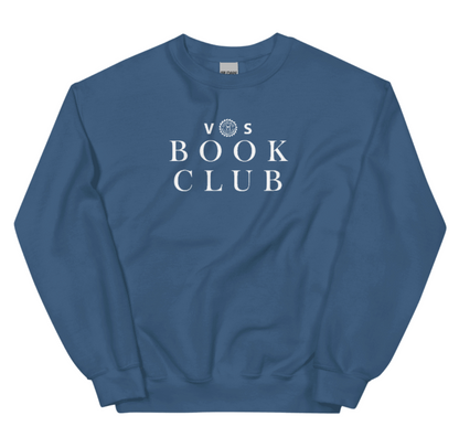 VOS Book Club Embroidered Crewneck Serif