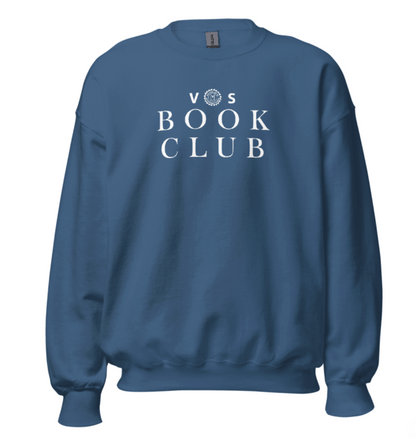 VOS Book Club Embroidered Crewneck Serif