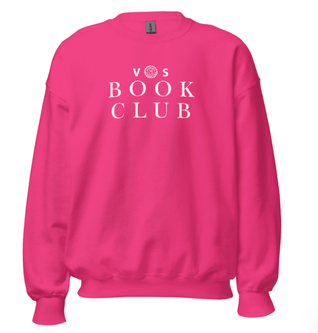 VOS Book Club Embroidered Crewneck Serif