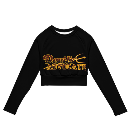 Devil's Advocate Long Sleeved Crop Top