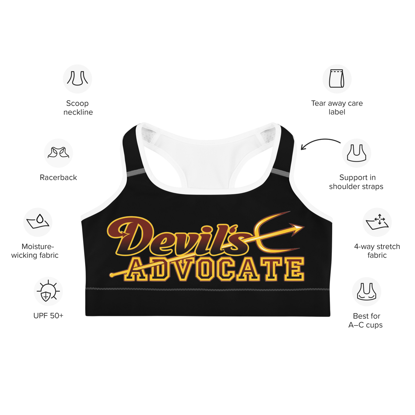 Devil's Advocate Sports Bra