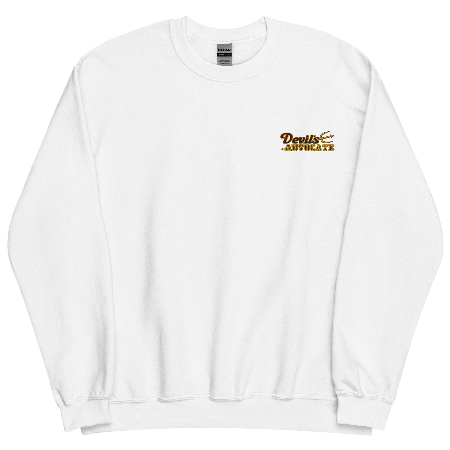 Devil's Advocate Embroidered Crewneck